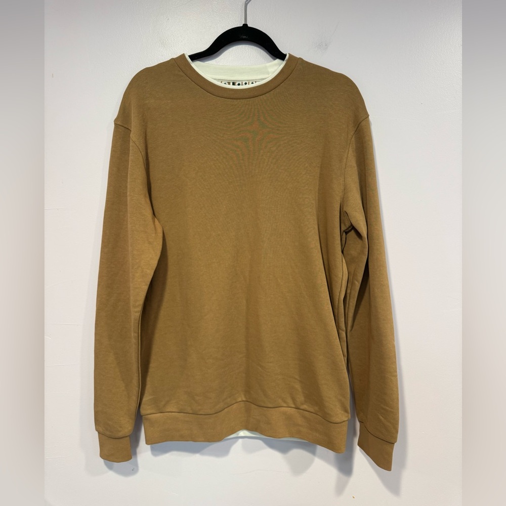 Men's Ricky‎ Singh Denim and Flower Tan Sweater